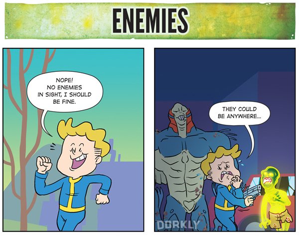 Dorkly Comic: Fallout 3 vs. Fallout 4 (#Humor) - Mexgeekeando - 600 x 475 jpeg 64kB