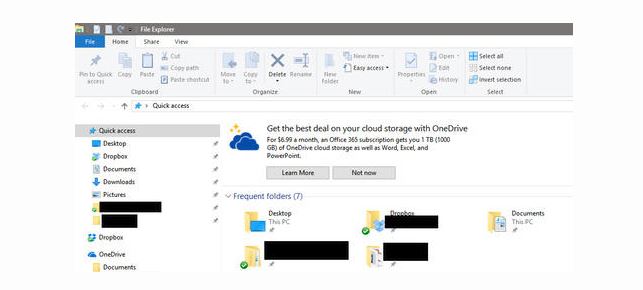Windows 10 Está Colocando Publicidad en su Explorador de Archivos