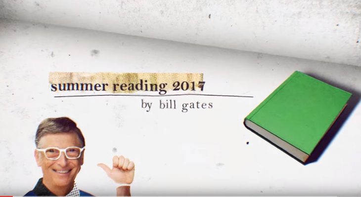 ¿Buscas algo que leer? Bill Gates te recomienda estos 5 libros este 2017